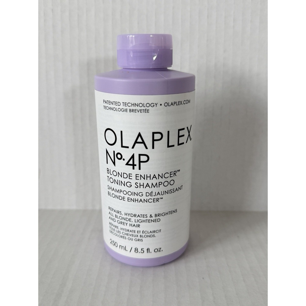 OLAPLEX No. 4P Blonde Enhancer Toning Purple Shampoo 8.5 oz 250mL NEW Sealed - Picture 1 of 6